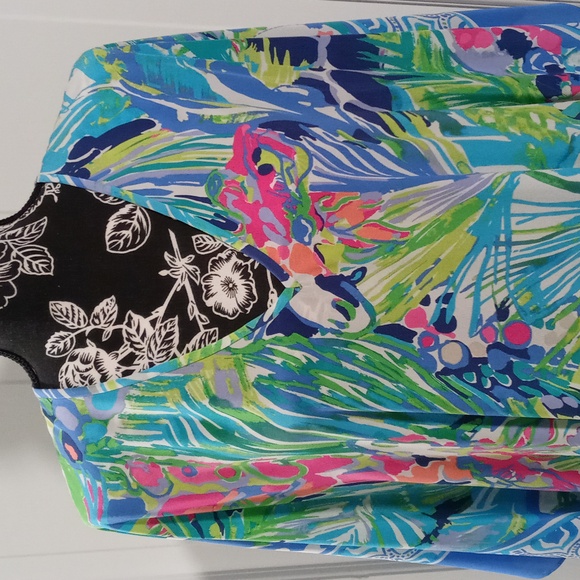 🦄VERY HTF Lilly Pulitzer🦄 - Atlin Silk Caftan - Picture 8 of 15